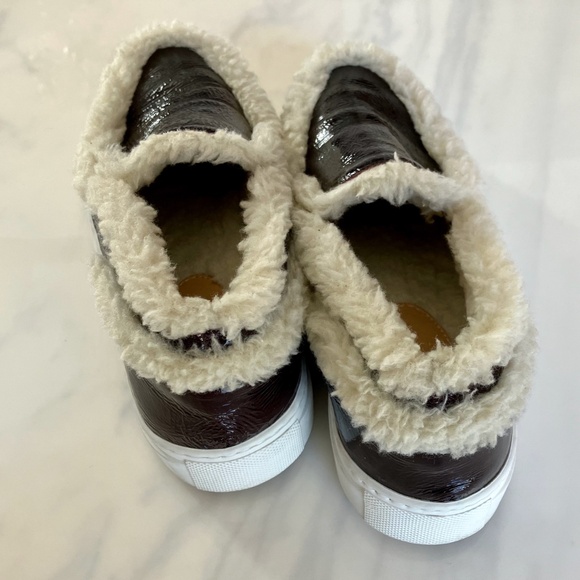 BOX & BAG! MM6 Maison Margiela Black + Shearling Slip On Loafers 9 9.5 - Picture 4 of 7